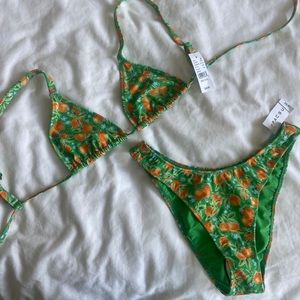 Pac Sun green bikini size medium- Brand New!!